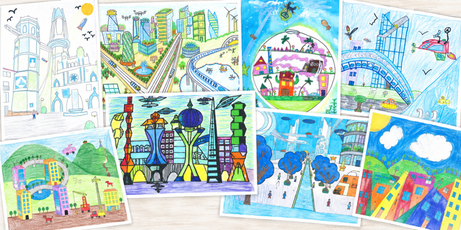 Concurso Escolar de Dibujo para alumnos de primaria de la provincia de Castellón: La arquitectura reciente